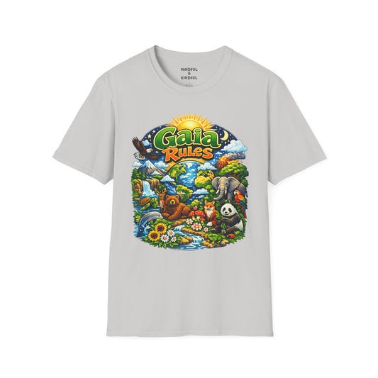 Gaia Rules Nature T-Shirt — Wildlife & Earth Lover Tee