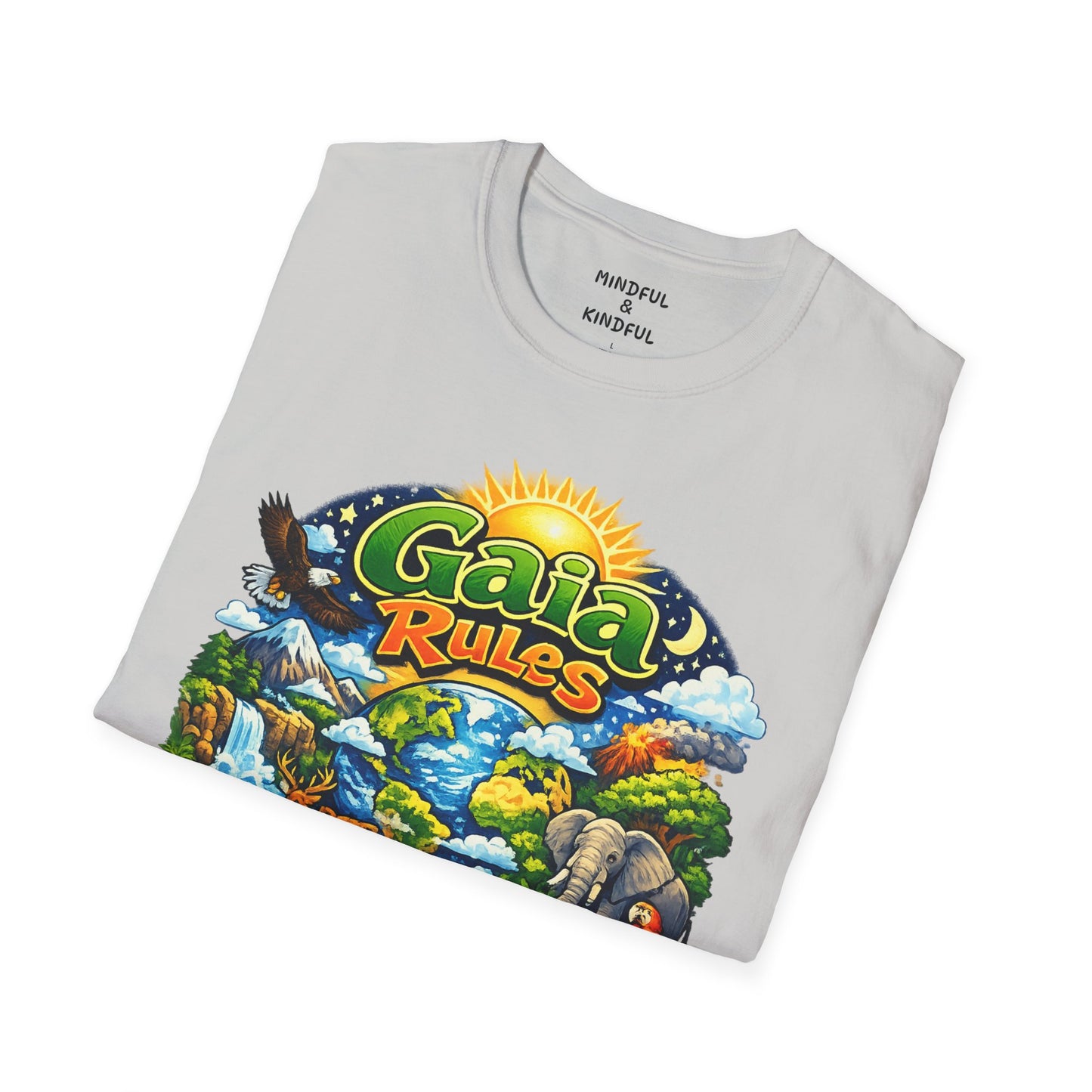 Gaia Rules Nature T-Shirt — Wildlife & Earth Lover Tee