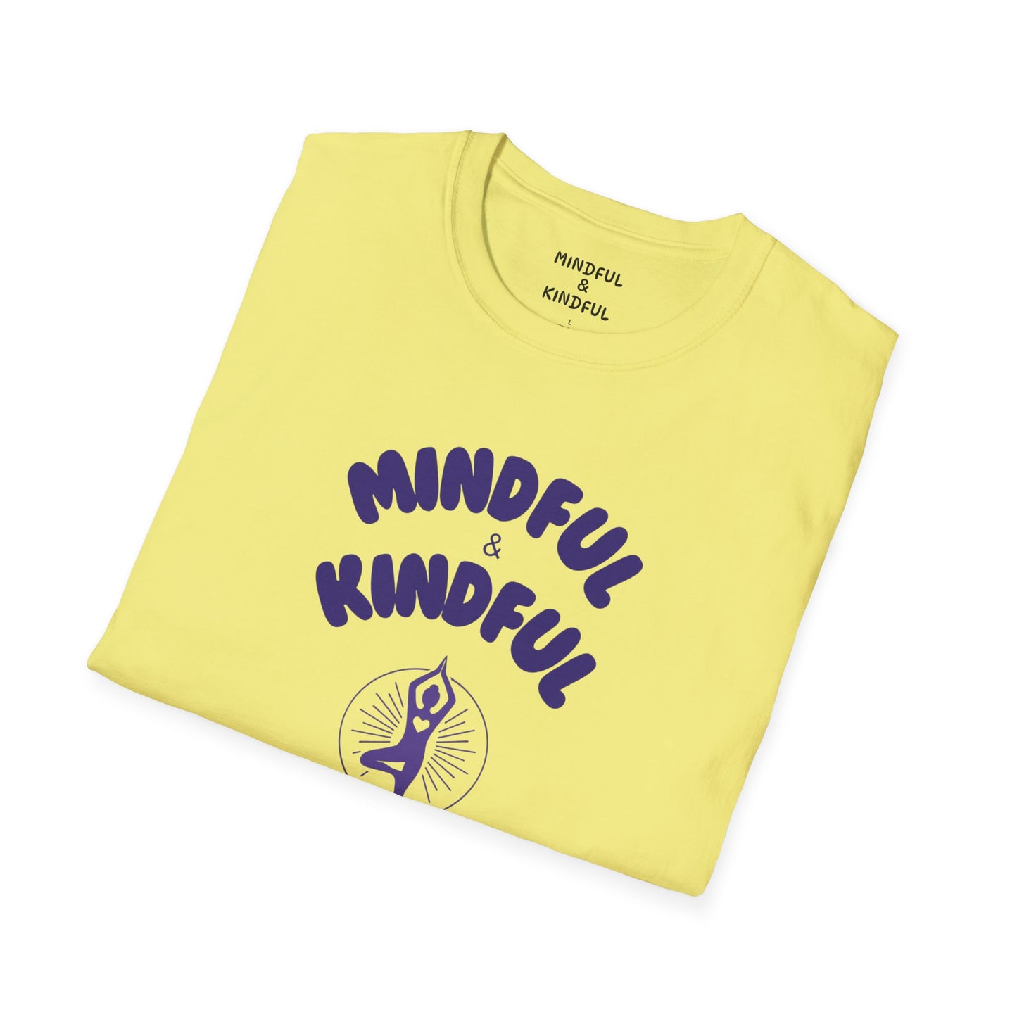 Mindful & Kindful Yoga-Inspired T-Shirt — The Wellness Corrective Tee